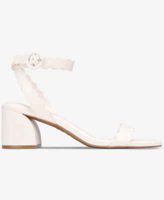 Women's Pathina Scalloped Block Heel Sandals, Exclusively at Macy's