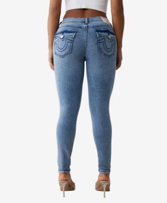 Женские узкие джинсы Jennie средней посадки с клапанами True Religion от Jennie