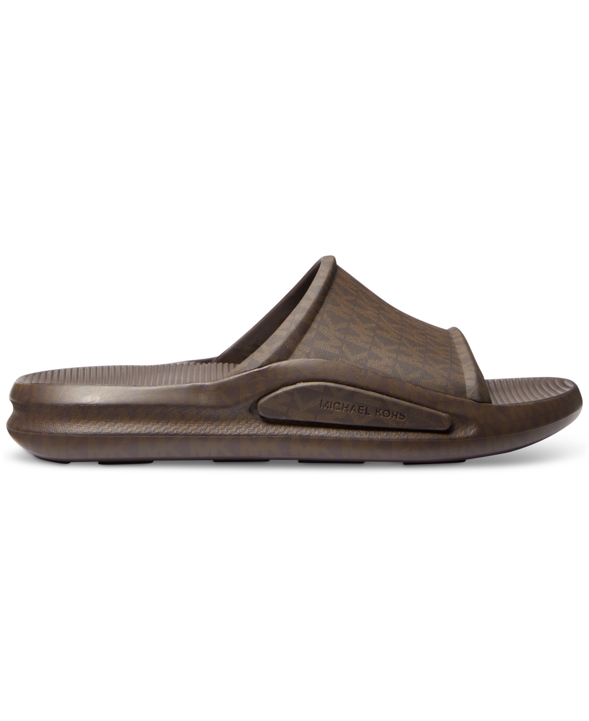 Michael Kors Men's Griffin Slide Sandals In Brown Multi