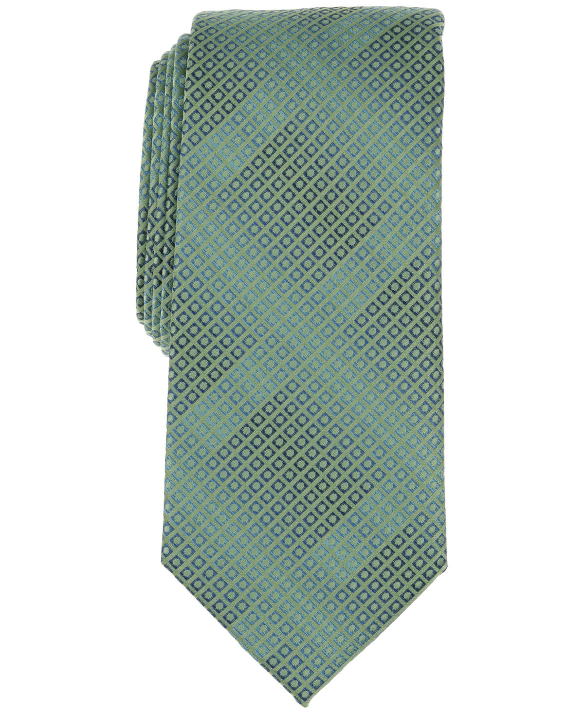 Perry Ellis Men's Barbet Classic Geometric Tie - Sienna