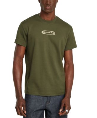 G-Star Raw - Men's Old Skool Short Sleeve Crewneck Logo T-Shirt