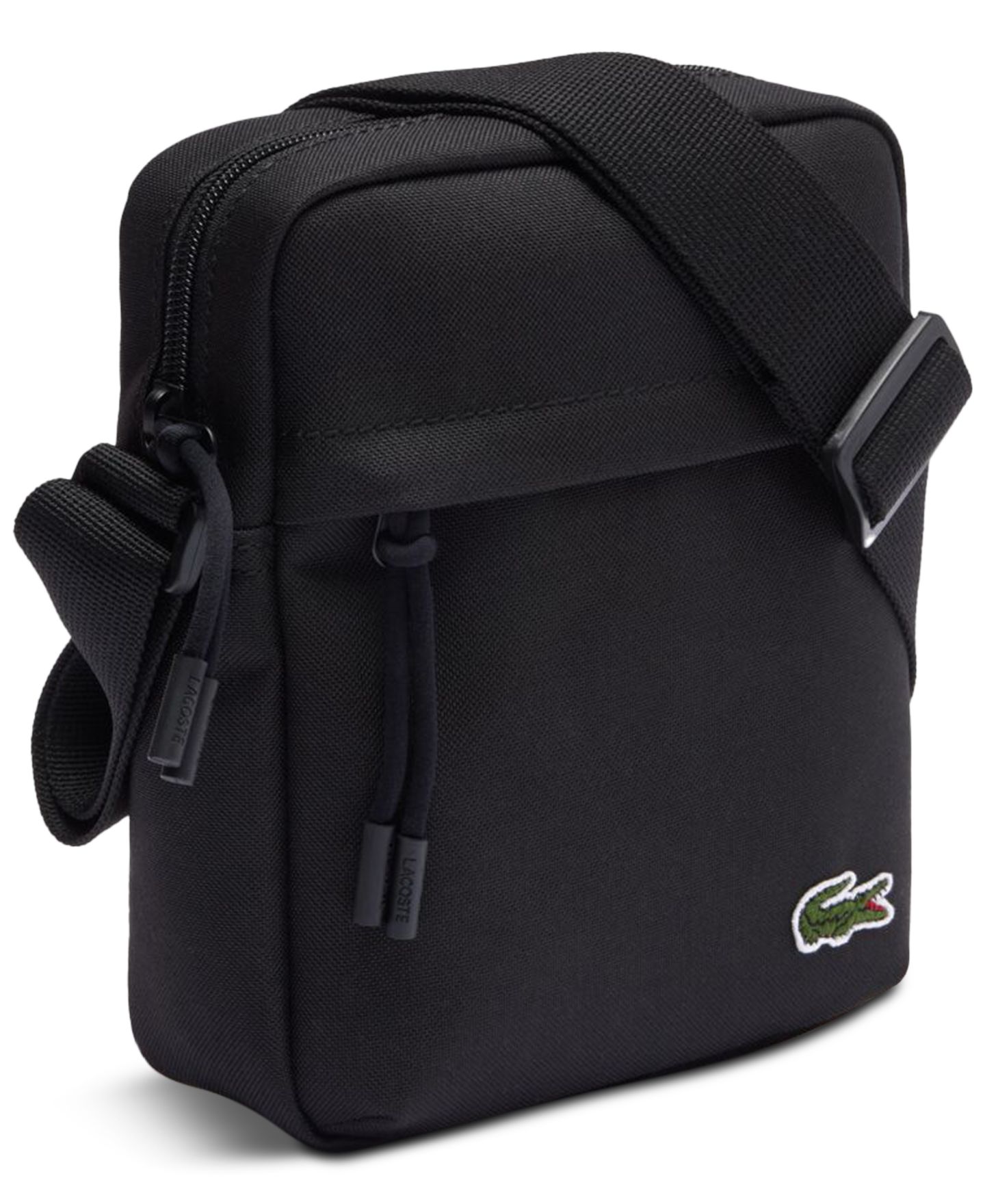 Мужская сумка Lacoste Logo Camera, цвет: Чёрный — фото 3