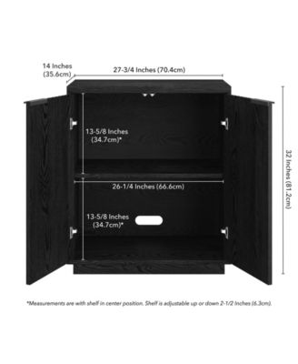 28" Mansfield Wide Rectangular Accent Cabinet