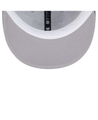 Мужская серая двухцветная приталенная шляпа Miami Heat Palm Fronds длиной 59 сантиметров от New Era