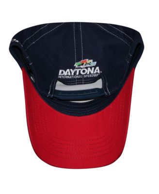 Спортивная мужская кепка с регулируемым козырьком Daytona 500 Trophy на международной автостраде Daytona International Speedway, украшенная клетчатым флагом.