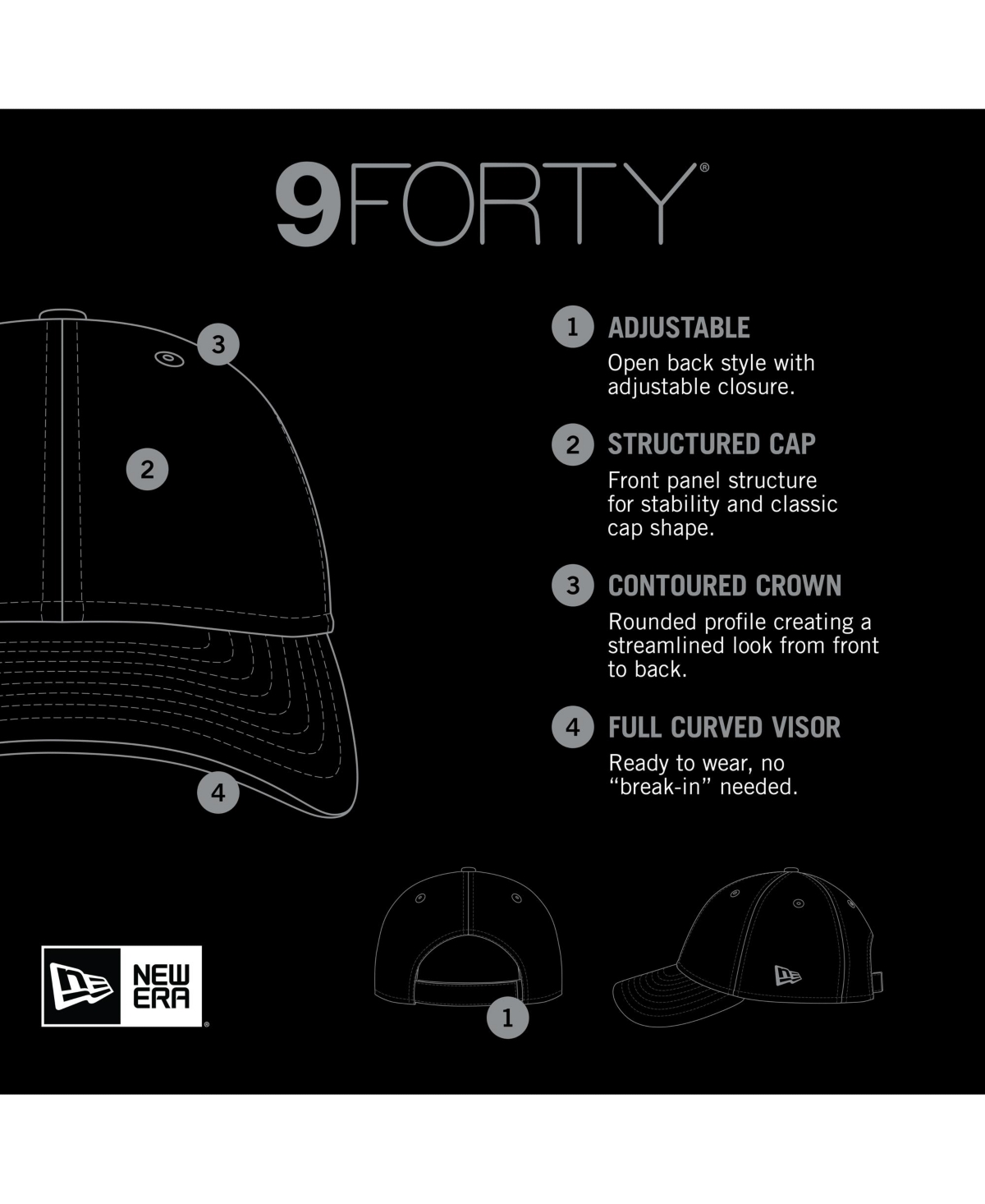 New Era Men's Black Colorado Rockies 2024 Mlb World Tour Mexico City Series 9forty Adjustable Hat In Black