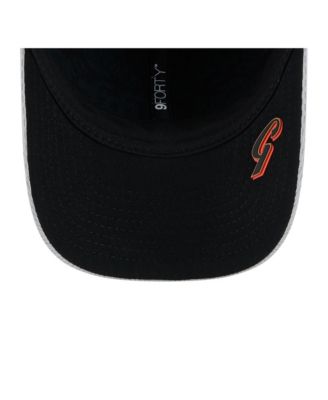 Мужская серая шляпа San Francisco Giants 2025 MLB Clubhouse 9FORTY M-Crown с регулируемой головкой New Era