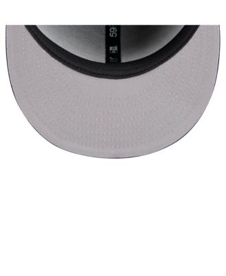 Men's Black Chicago White Sox Shadow Stitch 59FIFTY Fitted Hat