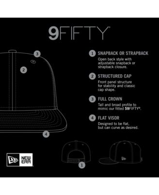 Мужская серая кепка-бейсболка Houston Rockets с синельной лентой New Era 9FIFTY Snapback