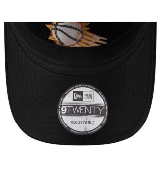 Мужская черная шляпа Phoenix Suns Throwback со шнуровкой и регулируемой длиной 92 см от New Era