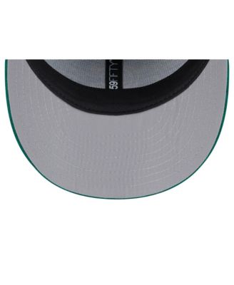 Приталенная шляпа New Era Men's Kelly Green Chicago Cubs в честь Дня Святого Патрика с низким профилем 59-го размера.