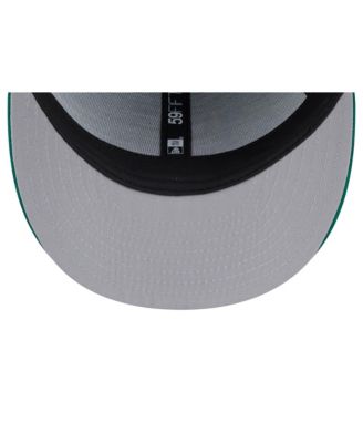 Приталенная шляпа New Era Men's Kelly Green San Diego Padres в честь Дня Святого Патрика с низким профилем 59-го размера.