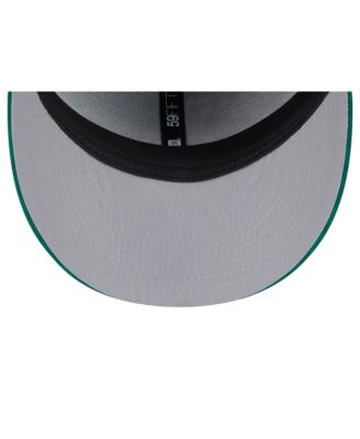 Приталенная шляпа New Era Men's Kelly Green Los Angeles Dodgers на День Святого Патрика с низким профилем 59-го размера.