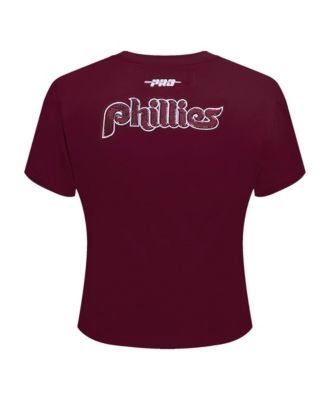 Про стандартные женские бордовый Филадельфия Филлис день игры классиков кукла футболка