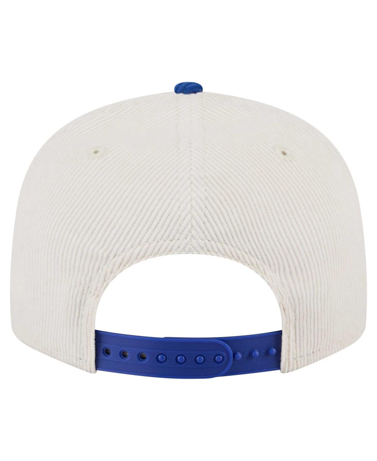 New Era Men's Cream New York Knicks Corduroy Two-tone 9fifty Snapback Hat In Cream