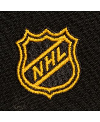 Мужская черная бейсболка Boston Bruins Soul Triple Up Snapback от Mitchell & Ness черного цвета