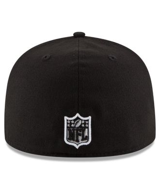 Мужская черная приталенная шляпа Philadelphia Eagles Super Bowl LIX Champions с боковой нашивкой 59FIFTY от New Era