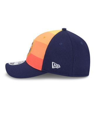 Men's Navy/Orange Houston Astros 2025 Batting Practice 9FORTY M-Crown Adjustable Hat