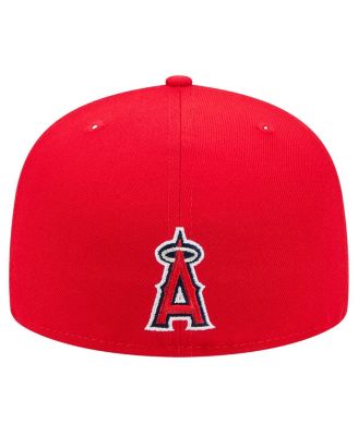 Men's Red Los Angeles Angels Ransom 59FIFTY Fitted Hat