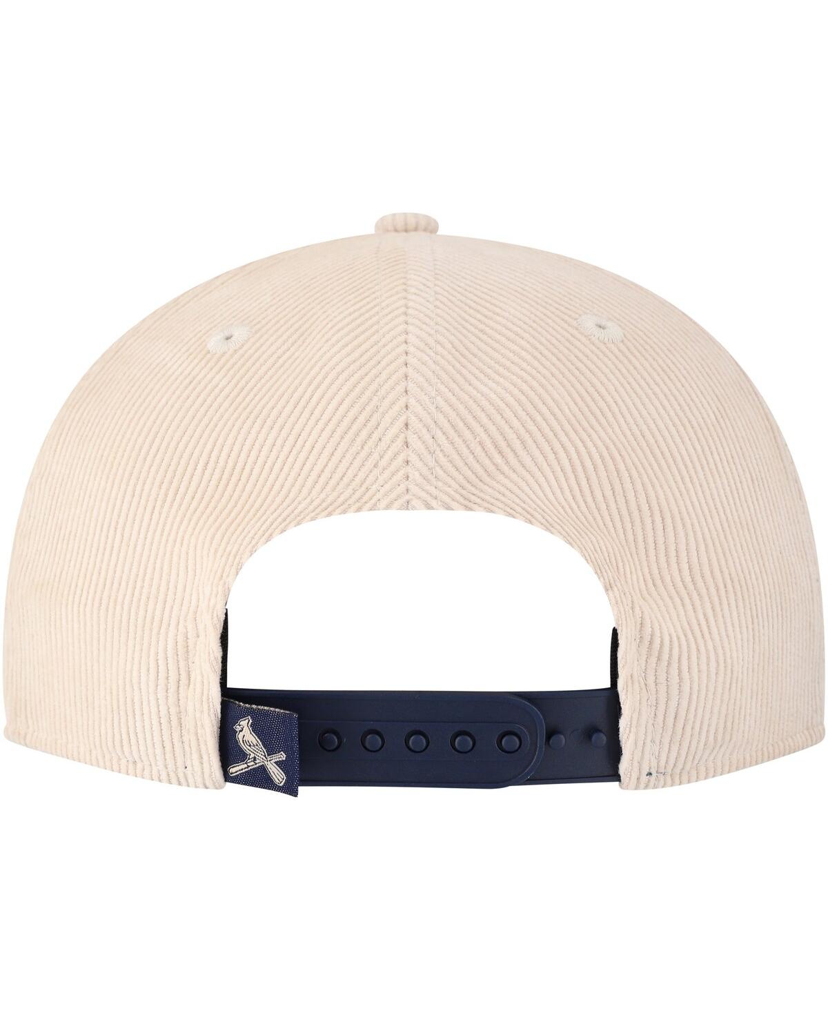 NEW ERA MEN'S KHAKI ST. LOUIS CARDINALS SUMMER ESSENTIAL GOLFER SNAPBACK HAT 