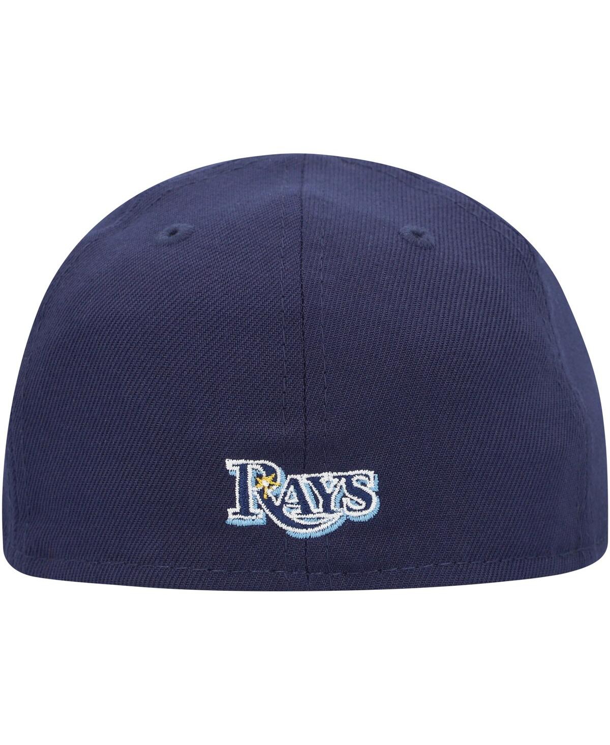 New Era Baby Boys And Girls Navy Tampa Bay Rays My First 59fifty Fitted Hat In Navy