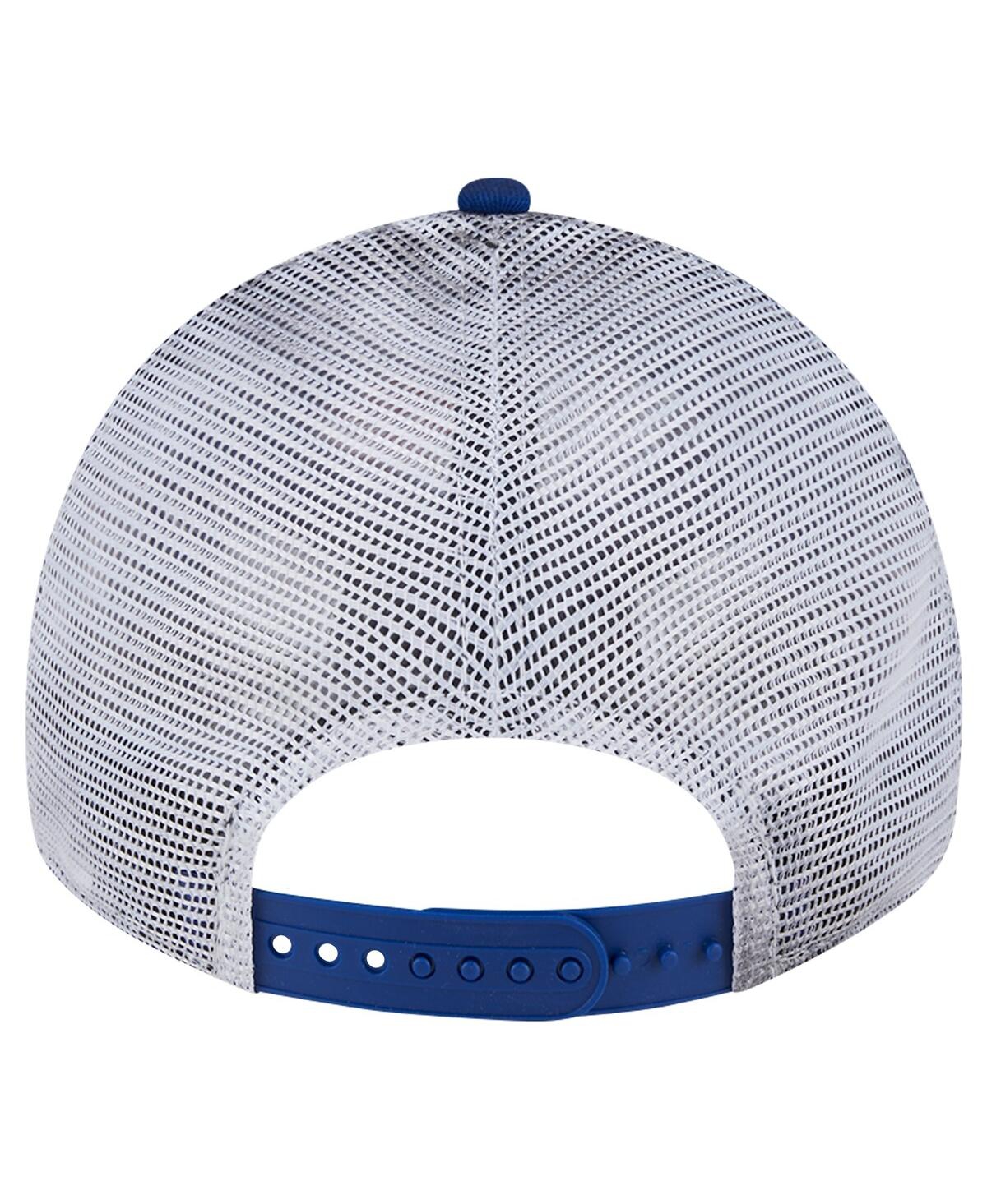 NEW ERA MEN'S ROYAL TORONTO BLUE JAYS TEAM SLICK TRUCKER 9TWENTY ADJUSTABLE HAT 