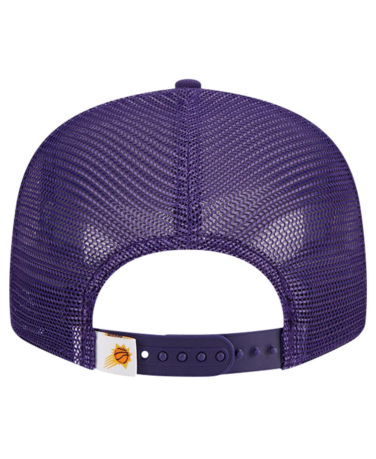 NEW ERA MEN'S PURPLE PHOENIX SUNS MESHBACK 9FIFTY SNAPBACK HAT 