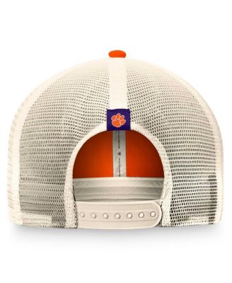 Мужская оранжевая кепка Clemson Tigers от Top of the World с регулируемой посадкой для дальнобойщика