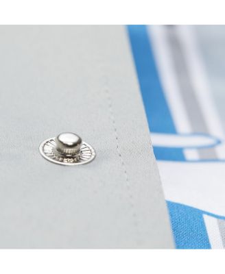 Men's Gray Detroit Lions Double Down Satin Full-Snap Jacket