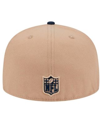 Men's Tan Tennessee Titans Logo Main 59FIFTY Fitted Hat