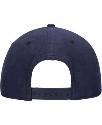 Мужская темно-синяя / коричневая шляпа New Era Dallas Cowboys из молескина с А-образной оправой, регулируемая на 9 дюймов