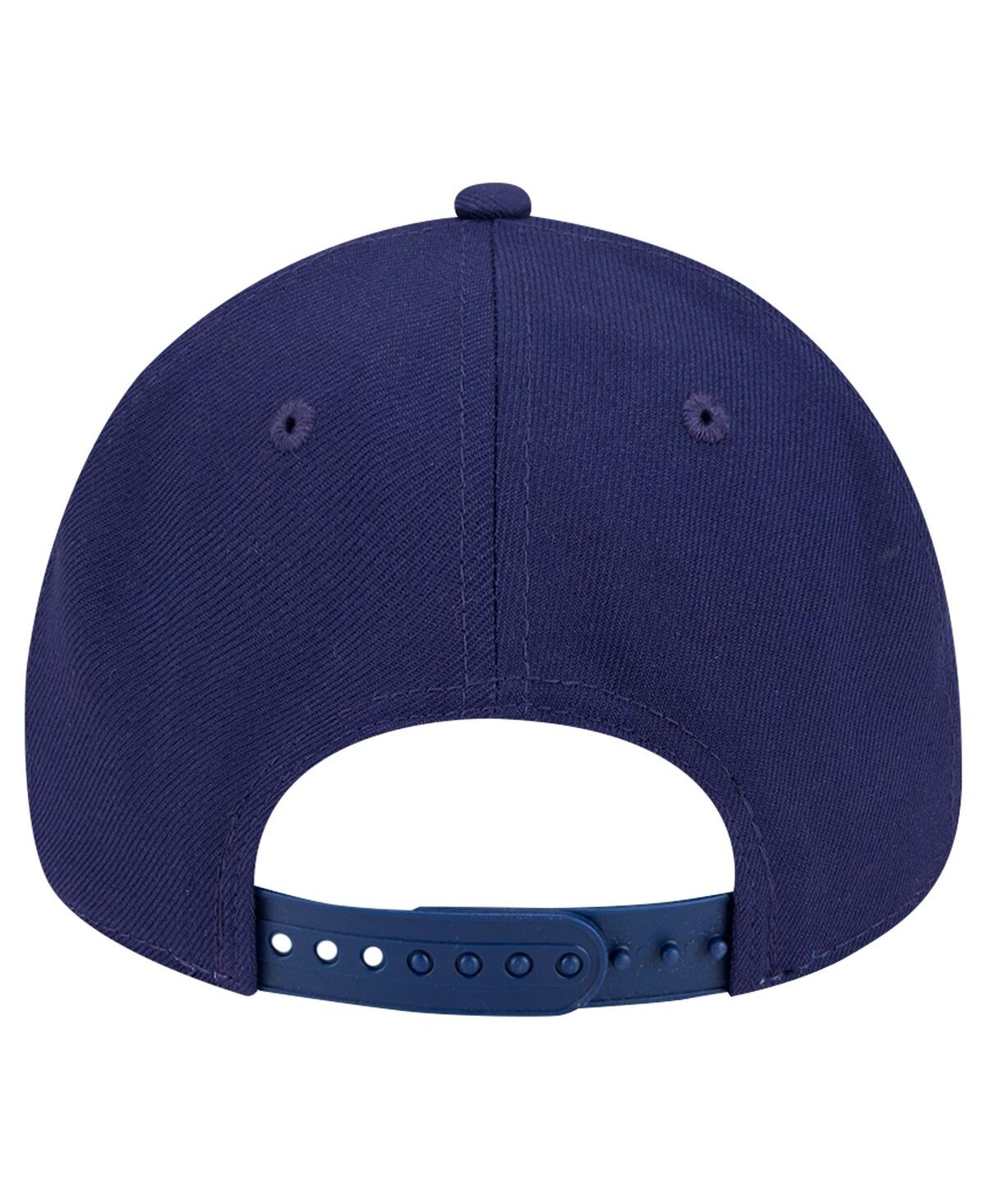 New Era Men's Navy Nashville Predators Core A-frame 9forty Adjustable Hat In Navy