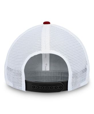 Мужская черно-белая кепка Fanatics Arizona Coyotes с градиентным принтом для дальнобойщиков