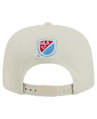 Мужская кепка для гольфа New Era кремового цвета Chicago Fire 2025 Kickoff Snapback