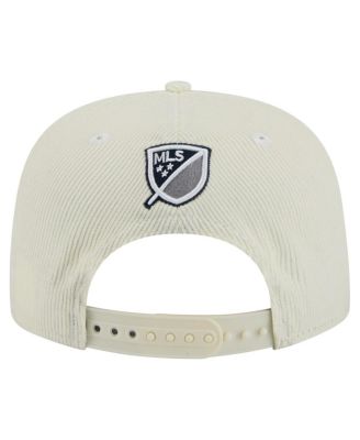 Мужская кепка для гольфа New Era Cream San Diego FC 2025 Kickoff Snapback