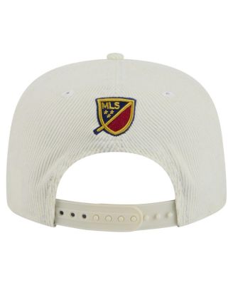 Мужская кепка для гольфа New Era кремового цвета Real Salt Lake 2025 Kickoff Snapback