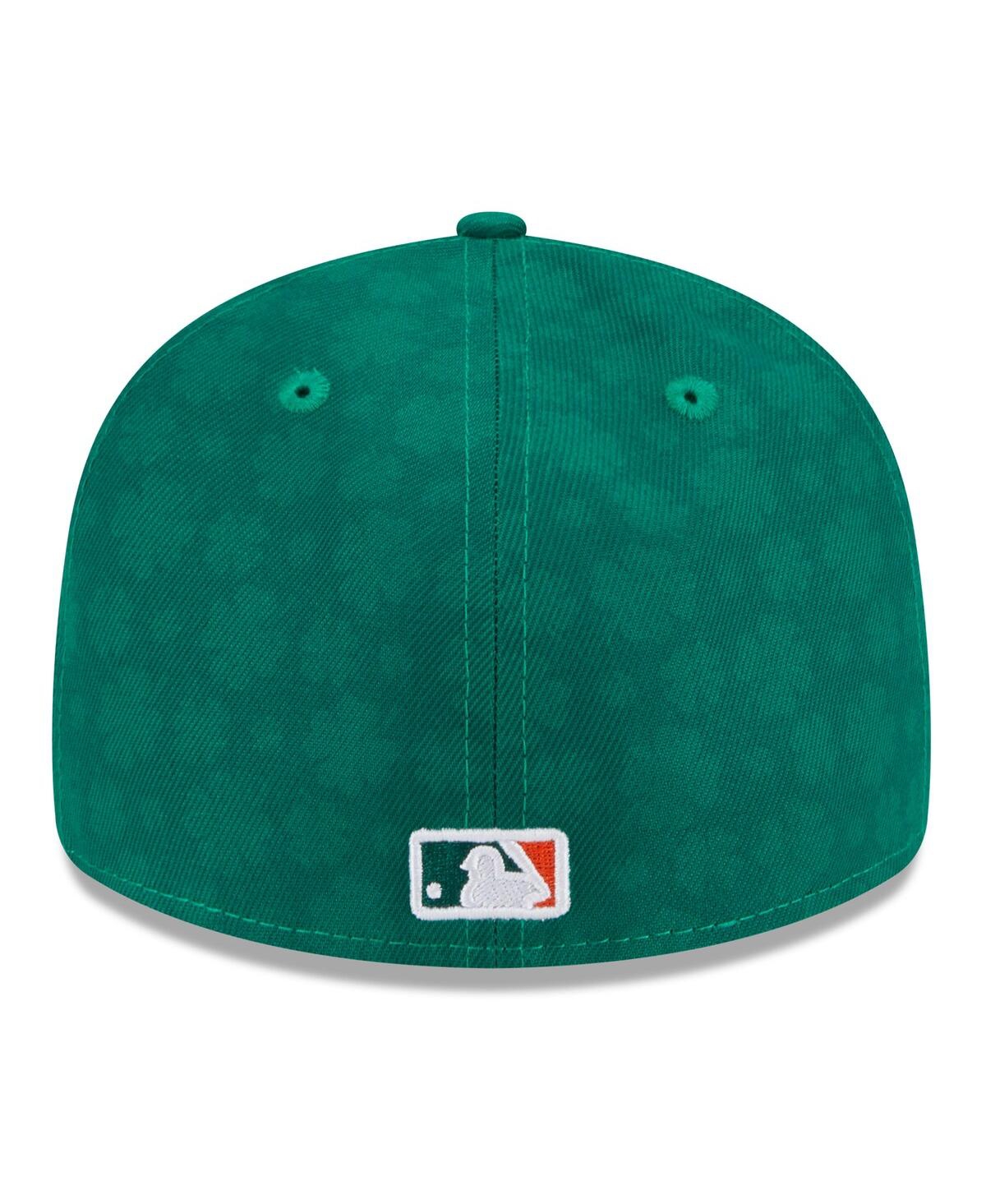 New Era Men's Kelly Green Atlanta Braves St. Patrick's Day Low Profile 59fifty Fitted Hat In Kelly Green