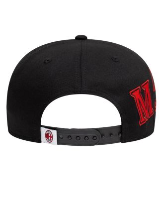 Men's Black/Denim AC Milan 9FIFTY Stretch-snap Adjustable Hat