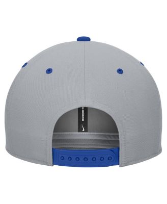 Мужская бейсболка BYU Cougars Pro Performance Snapback от Nike, белая/серая