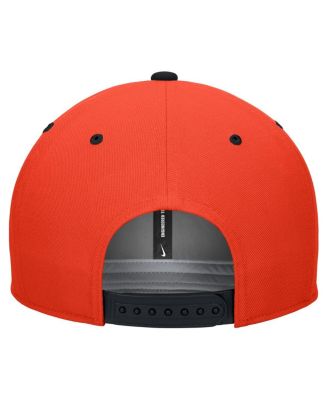 Men's White/Orange Oklahoma State Cowboys Pro Performance Snapback Hat