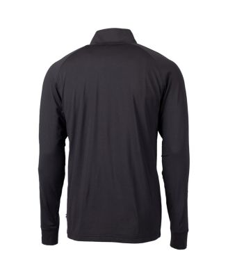 Men's Black Michigan State Spartans Adapt Eco Knit Stretch Quarter-Zip Pullover Sweatshirt