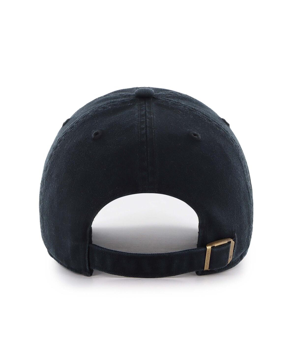47 Brand Men's Black Nascar Low Down Script Clean Up Adjustable Hat In Black