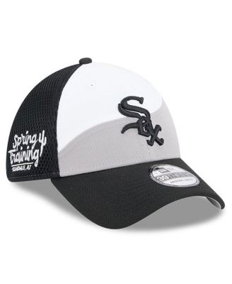 Men's Gray/Black Chicago White Sox 2025 Spring Training 39THIRTY Flex Hat