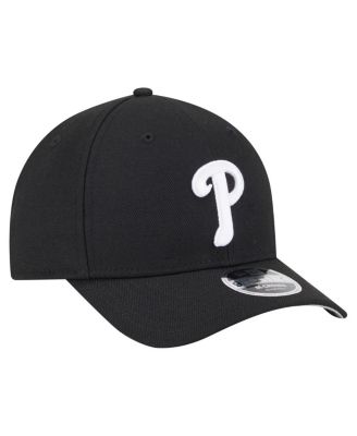 Men's Black Philadelphia Phillies Player Replica 9FORTY Adjustable Hat