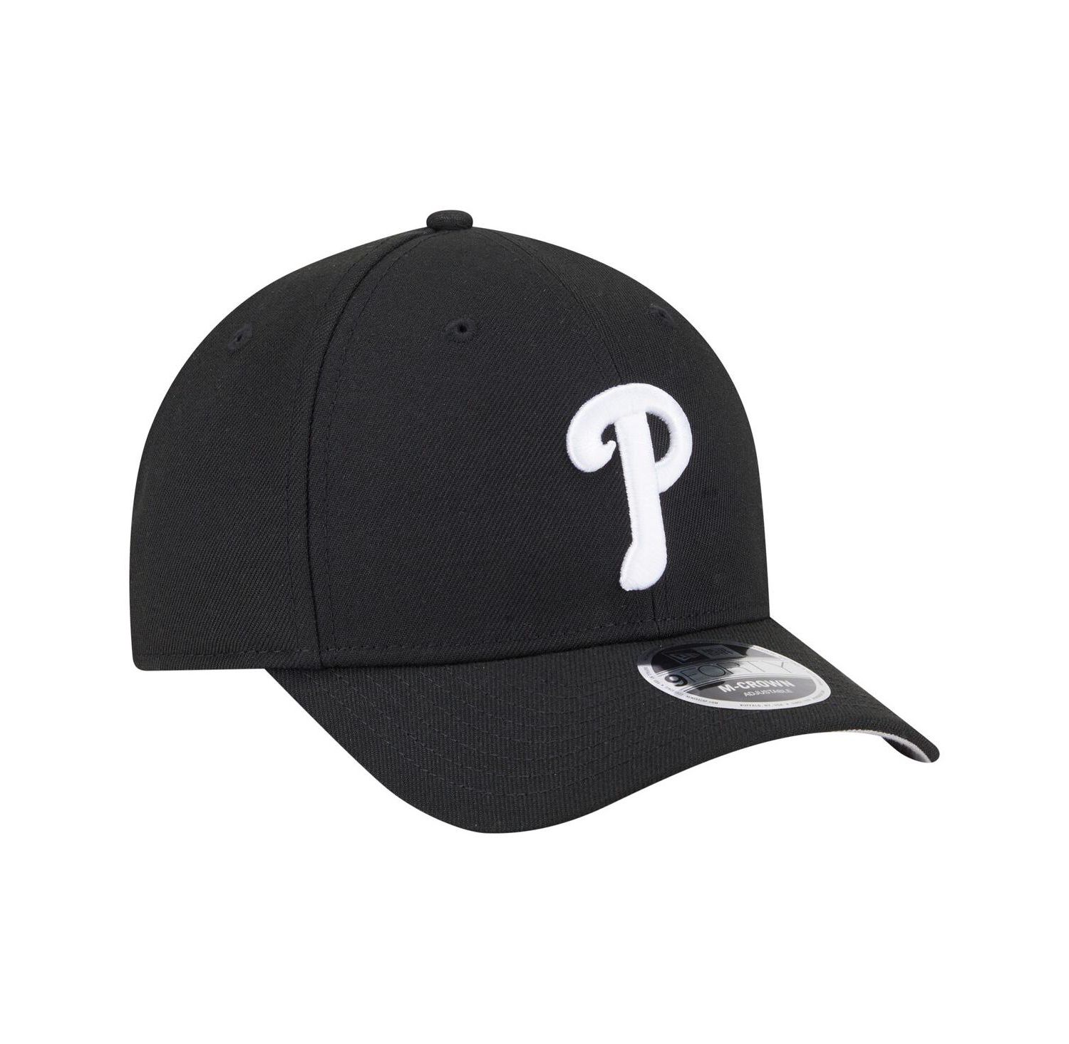 Men's Black Philadelphia Phillies Player Replica 9FORTY Adjustable Hat
