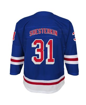 Big Boys and Girls Igor Shesterkin Blue New York Rangers Home Premier Player Jersey