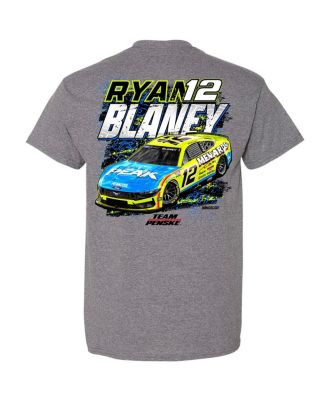 Men's Heather Gray Ryan Blaney Car T-Shirt