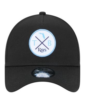 Men's Black Tampa Bay Rays 9FORTY A-Frame Adjustable Hat