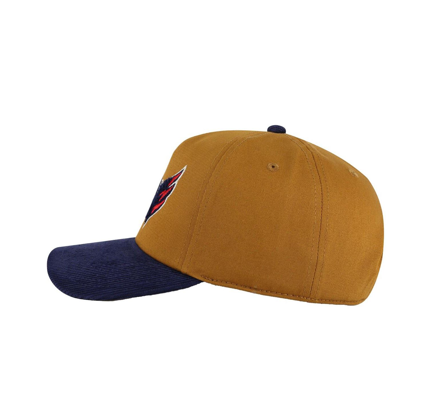 Men's Tan/Navy Washington Capitals Burnett Adjustable Hat