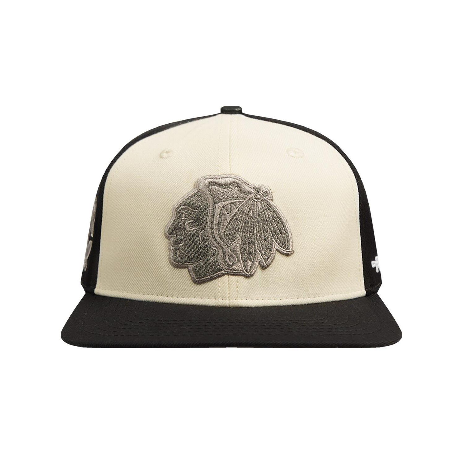 Men's Cream Chicago Blackhawks French Terry Snapback Hat